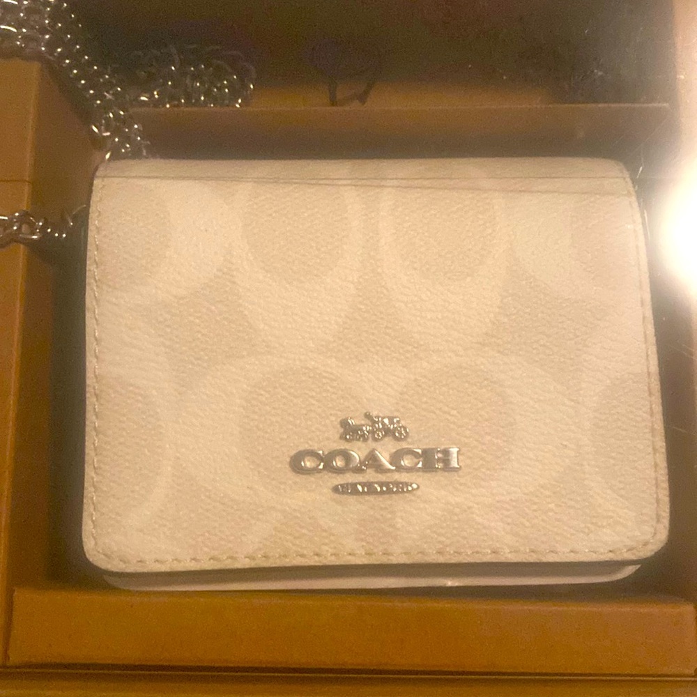New with Box: COACH CROSSBODY ID HOLDER